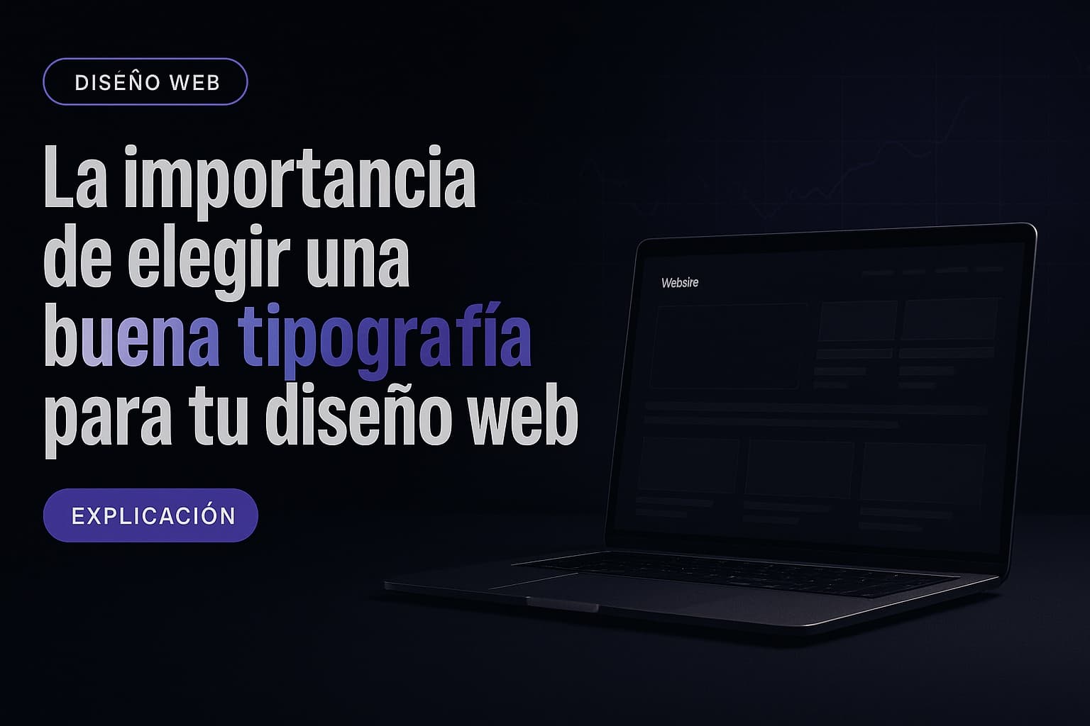 La importancia de elegir una buena tipografía para tu diseño web