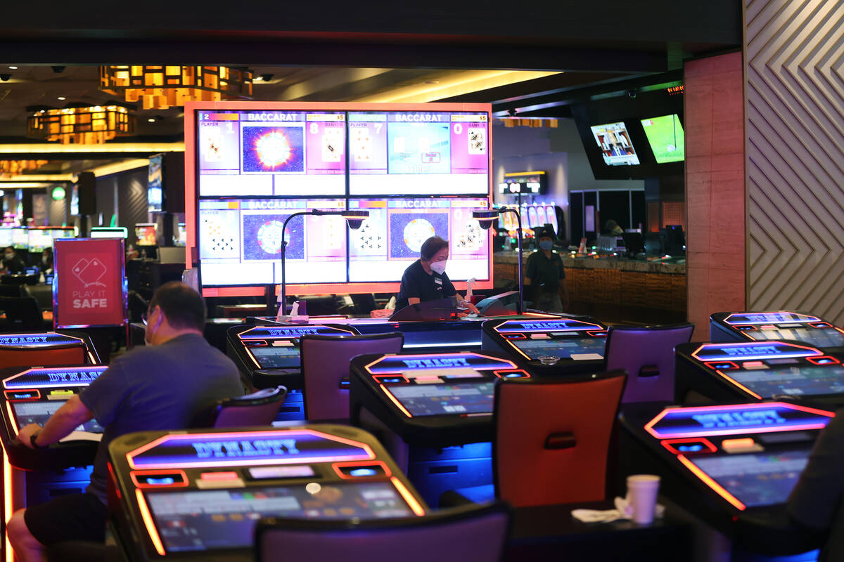 Nevada gaming win down, but baccarat’s volatility affects first-quarter ...