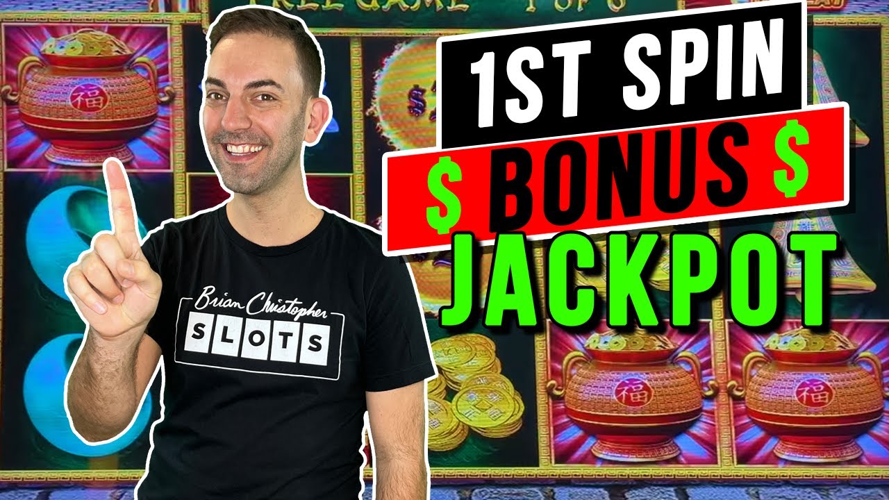 FIRST SPIN: JACKPOT BONUS on DRAGON CASH at Jamul Casino - YouTube