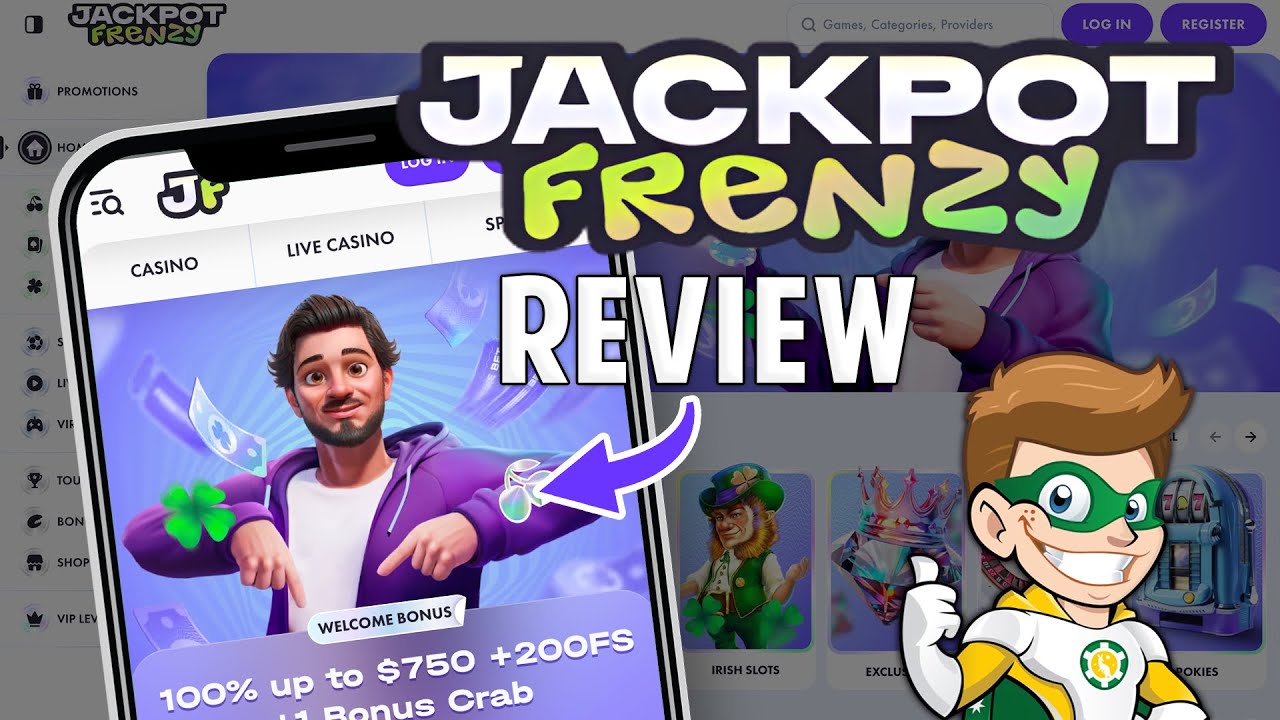 Jackpot Frenzy Casino Review 🎰 (Sign-up Bonus of up to $750 + 200 FS ...