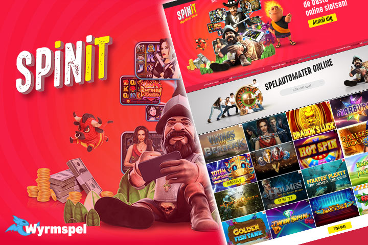 Spinit Casino Bonus: 100% upp till 2000 Kr + 1300 Spel