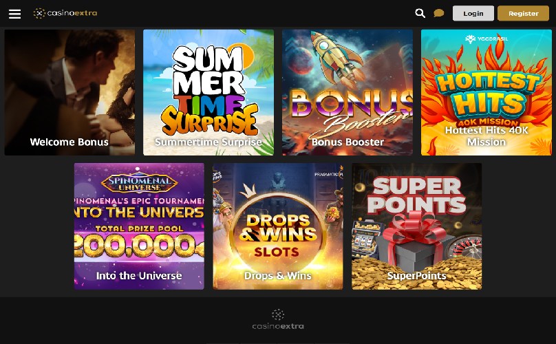 Casino Extra Review - Bonus up to $525 and 100 free spins