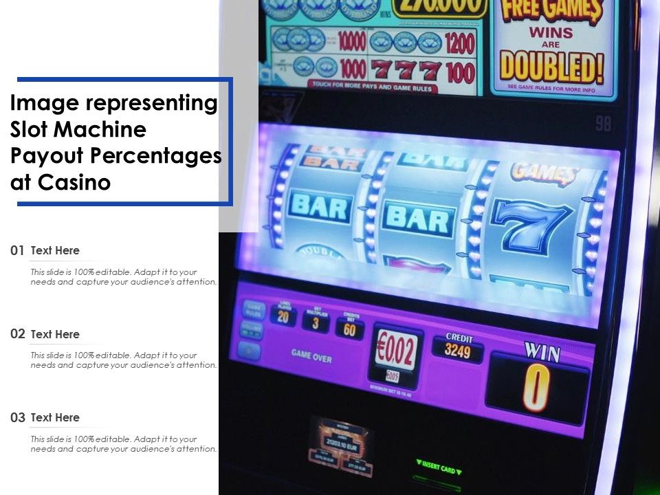 Image Representing Slot Machine Payout Percentages At Casino ...