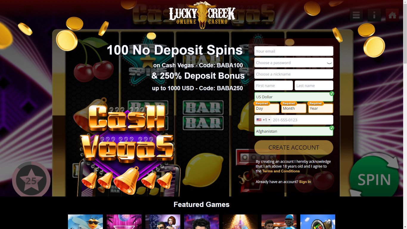 Lucky Creek Casino Review (Dec 2024): Games, Bonuses, Payments