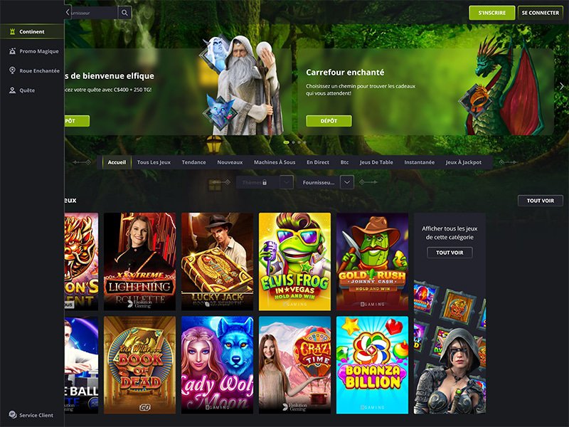 Avis Lucky Elf Casino | Test et évaluation 2024 | 8 000€ + 300 FS