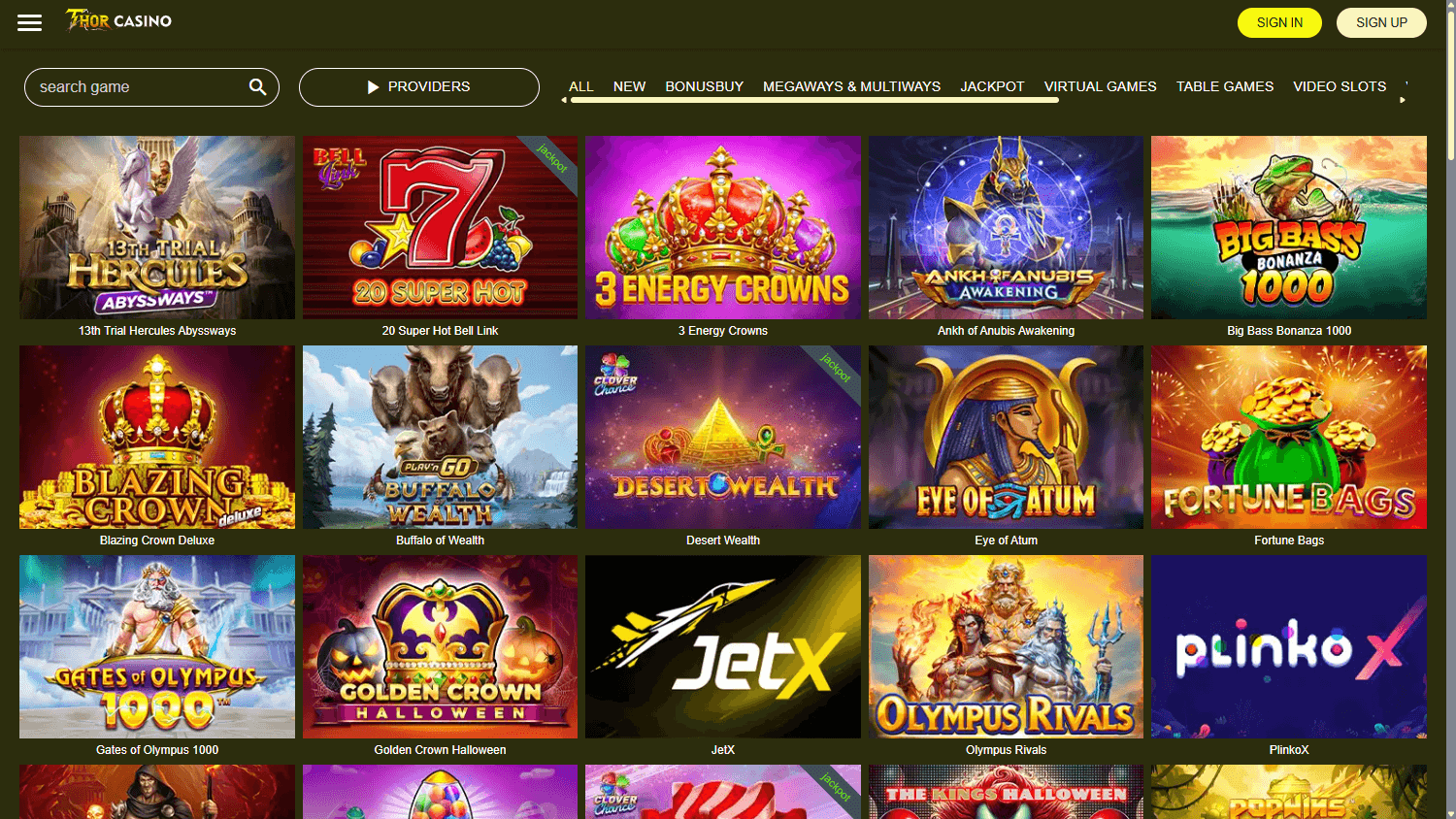 Thor Casino | Reseña de expertos y jugadores [2026]