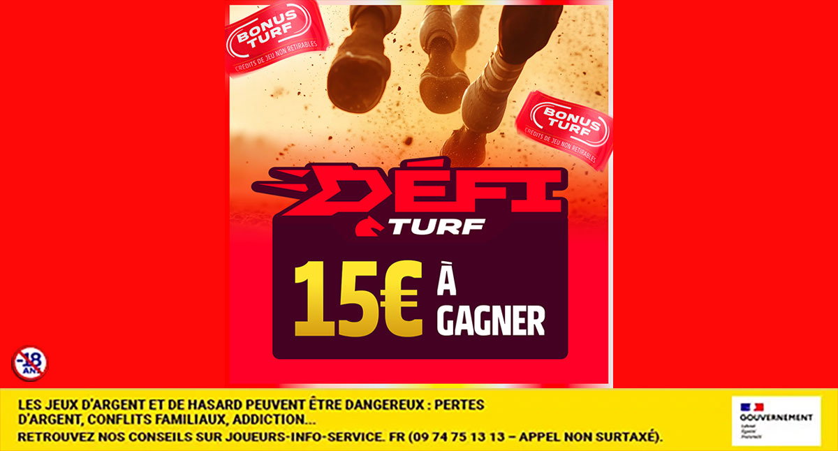 Le défi des R1 sur ZEturf : jusqu’à 15€ offerts en bonus turf les 25 et ...